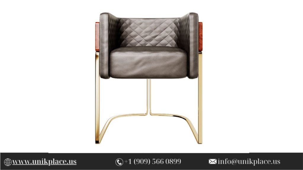 Customer Chair | CATE Collection | Charcoal Black | UnikPlace 01