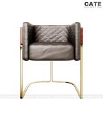 Customer Chair | CATE Collection | Charcoal Black | UnikPlace