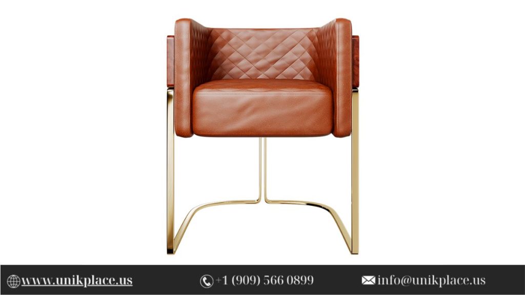 Customer Chair | CATE Collection | Chestnut Brown | UnikPlace 01