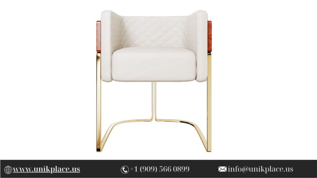 Customer Chair | CATE Collection | Ivory White | UnikPlace 01