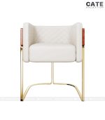 Customer Chair | CATE Collection | Ivory White | UnikPlace