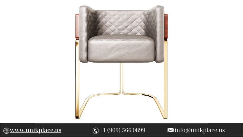 Customer Chair | CATE Collection | Stone Grey | UnikPlace 01