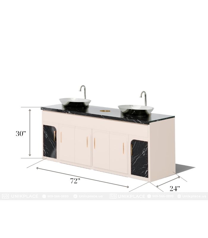 Double Sink Vanity Cabinet | WYN Collection | UnikPlace 24