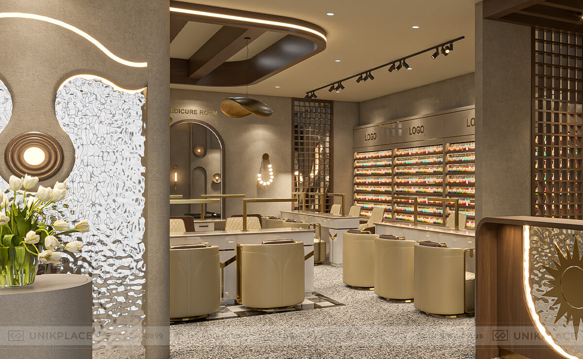 Top 3 Trending 3D Nail Salon Interior Design Styles In The U.S. | UnikPlace 4