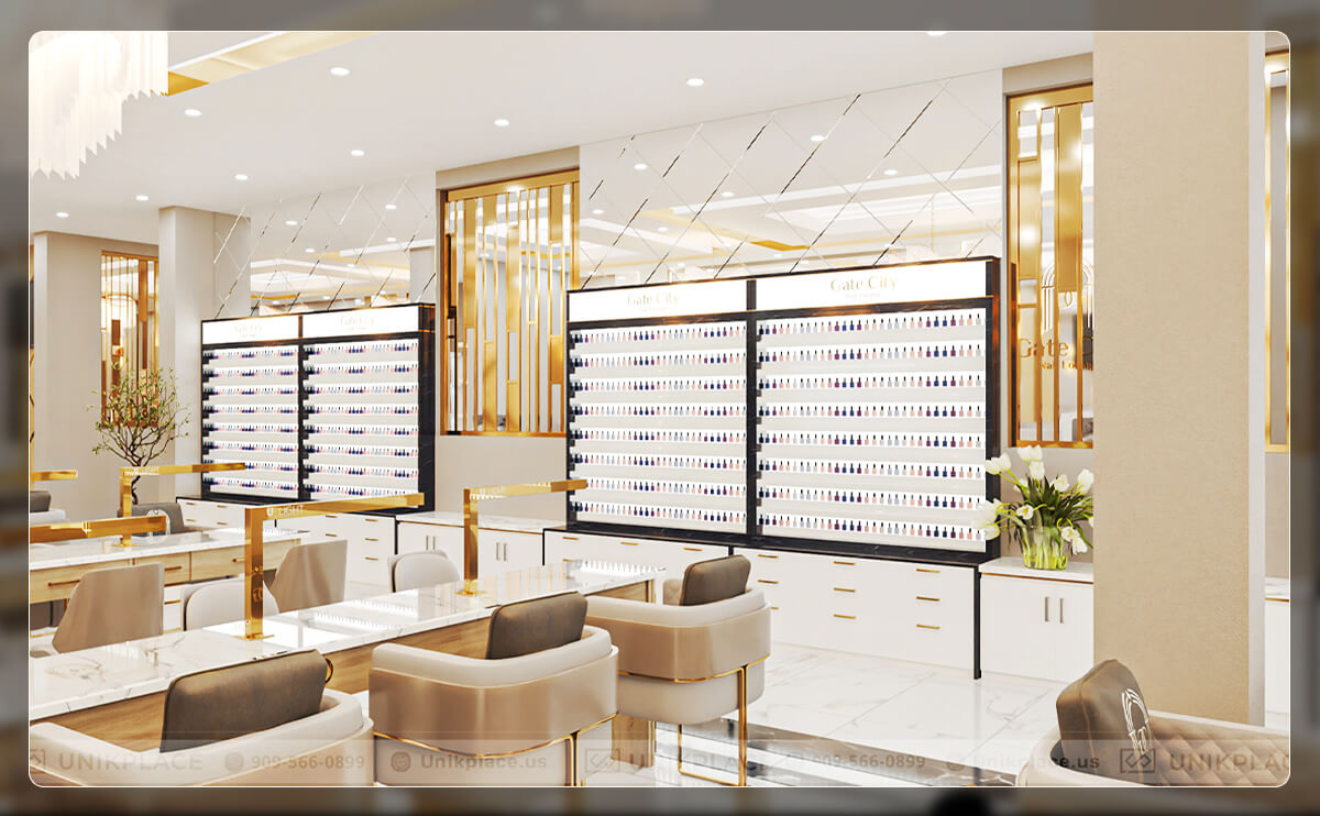 Top 3 Trending 3D Nail Salon Interior Design Styles In The U.S. | UnikPlace