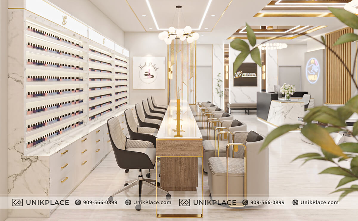 Transform Your Space with Nail Salon Interior Design in the USA by UnikPlace | UnikPlace 5