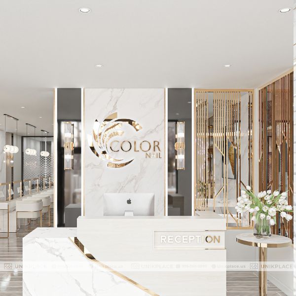 Color Nail Salon 3000sqft Remodel Project 11