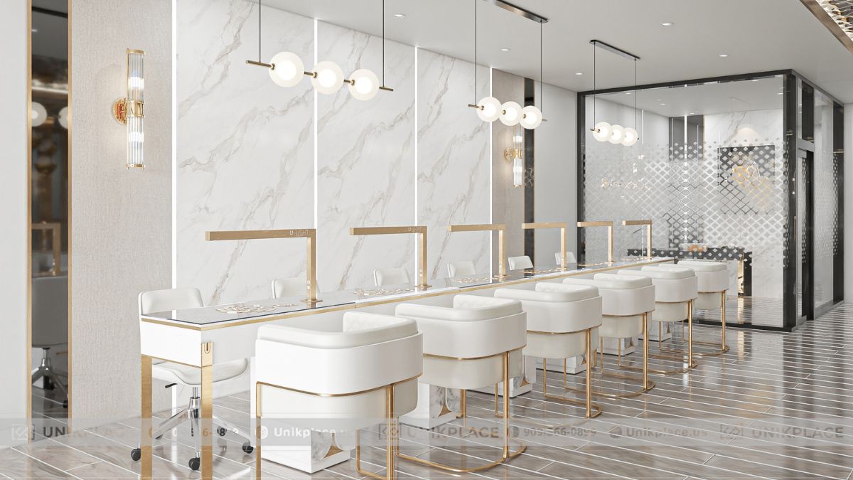 Dự Án Color Nail Salon 3000sqft Cải Tạo 13
