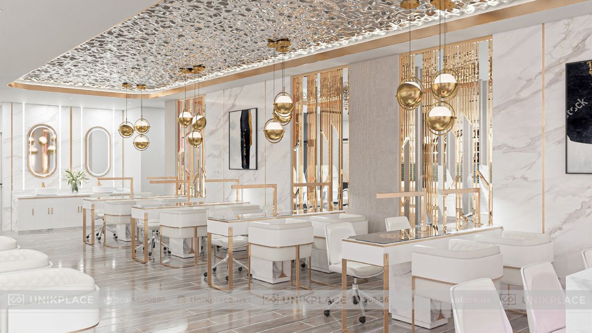 Dự Án Color Nail Salon 3000sqft Cải Tạo 3