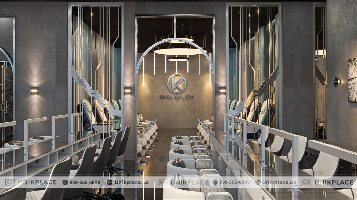 Dự Án Kiara Nail Spa 2900 sqft Xây Mới