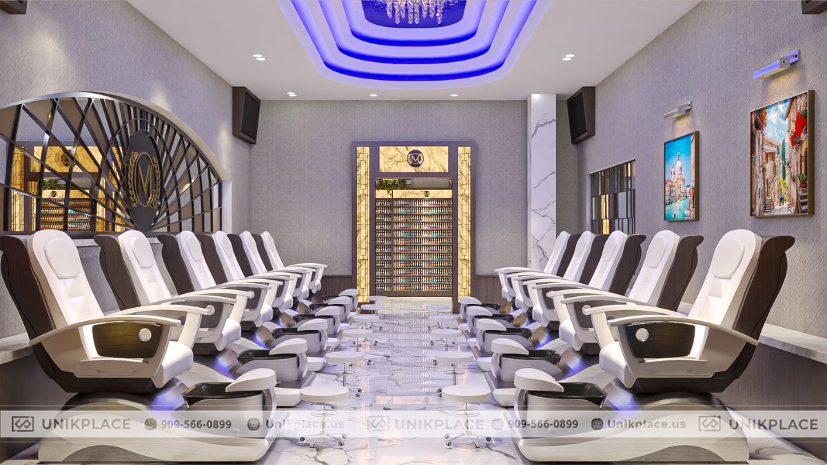 Dự Án Milano Randhurst Village Nail Spa 6000 sqft Xây Mới