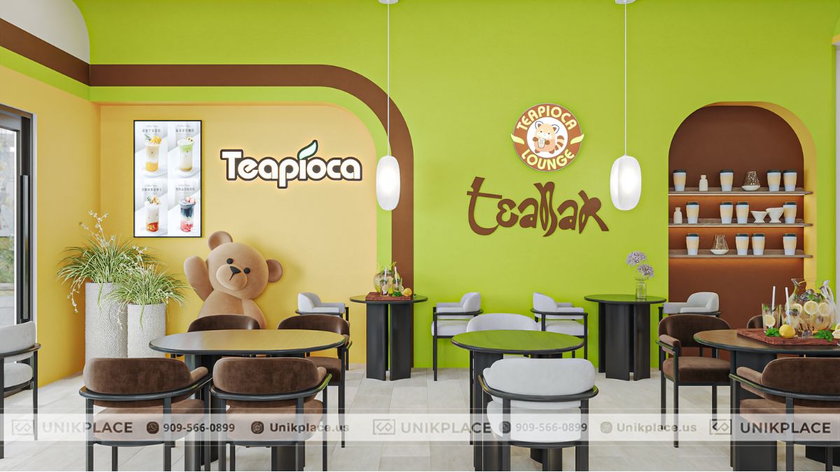 Teapioca Lounge Boba - Cafe 1000 sqft Remodel Project