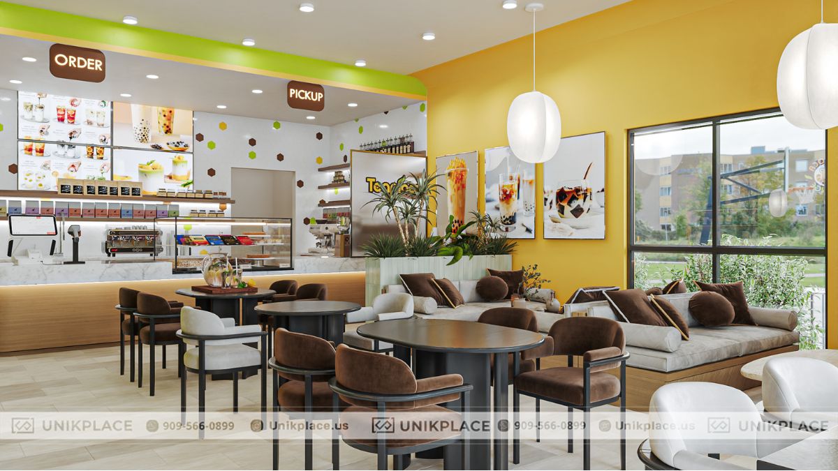 Teapioca Lounge Boba - Cafe 1000 sqft Remodel Project
