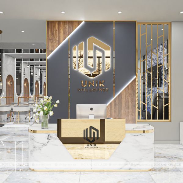 Hình Ảnh Dự Án Unik Nail Salon 1900 sqft Xây Mới 05