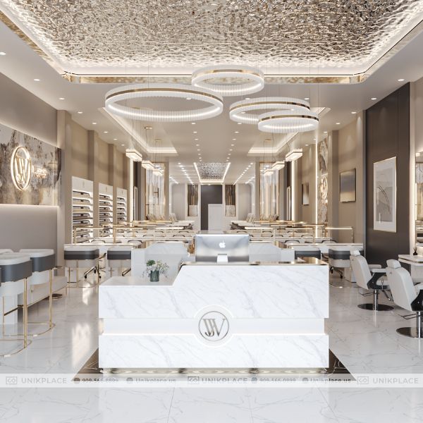 Dự Án Western Nail Salon 3000 sqft Xây Mới 16