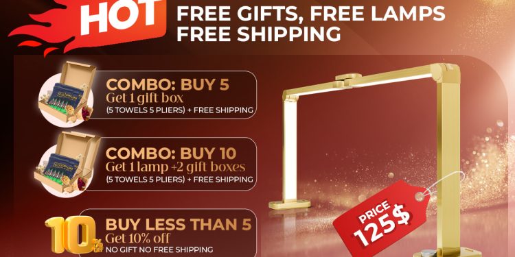 Khuyến Mãi Boring Light Cực Lớn: Tặng Quà, Tặng Đèn, Freeship Toàn Quốc | UnikPlace