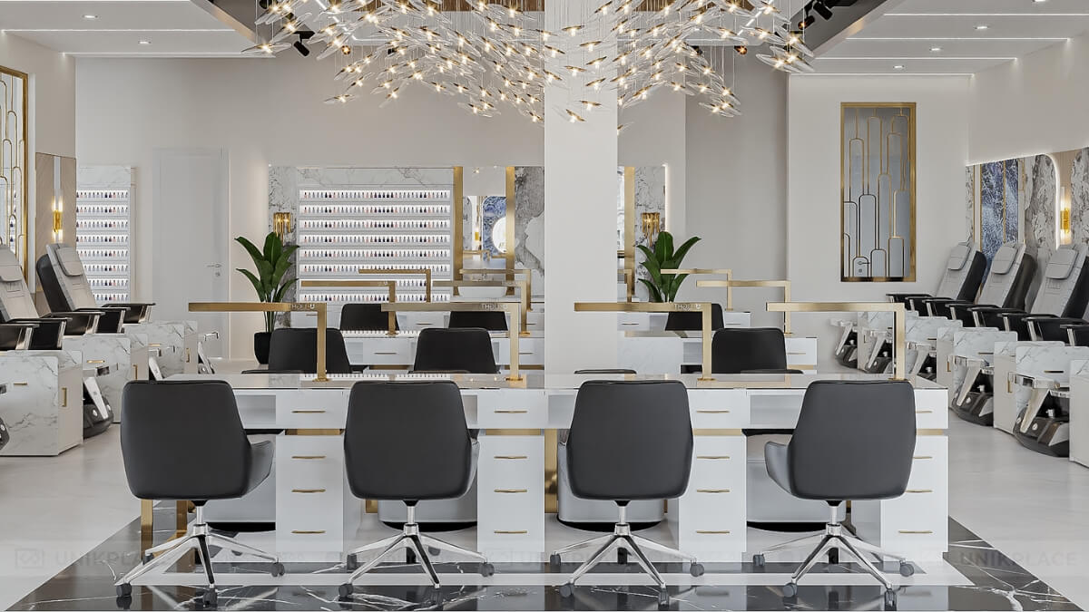 Athena Nail Spa 2700 sqft New Build Project 17