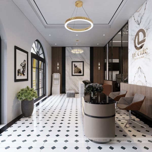 Dự Án Le Chic | Nails Lounge | 2600 sqft | Xây Mới 01
