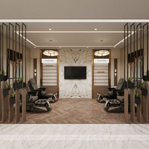 Le Chic | Nails Lounge | 2600 sqft | New Build Project 11