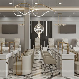 Dự Án Luxe Nail Spa 2700 sqft Xây Mới 14
