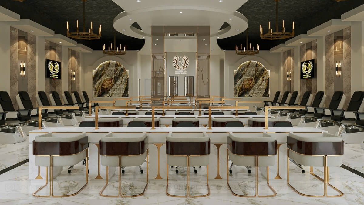 Noir Nail & Spa 2700 sqft New Build Project 07