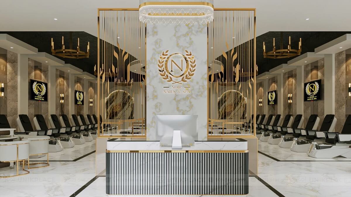Noir Nail & Spa 2700 sqft New Build Project 08
