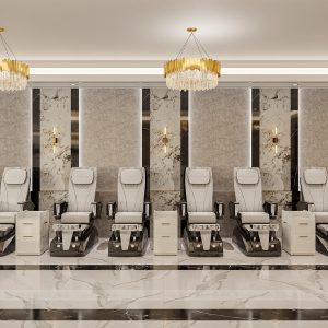 OPJ Nail Salon 3480 sqft Remodel Project 10