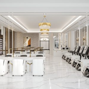 OPJ Nail Salon 3480 sqft Remodel Project 11