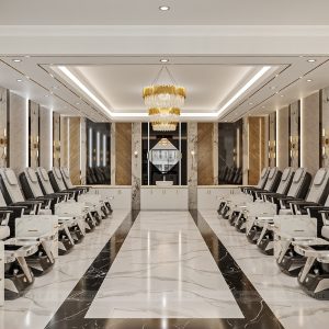 OPJ Nail Salon 3480 sqft Remodel Project 14