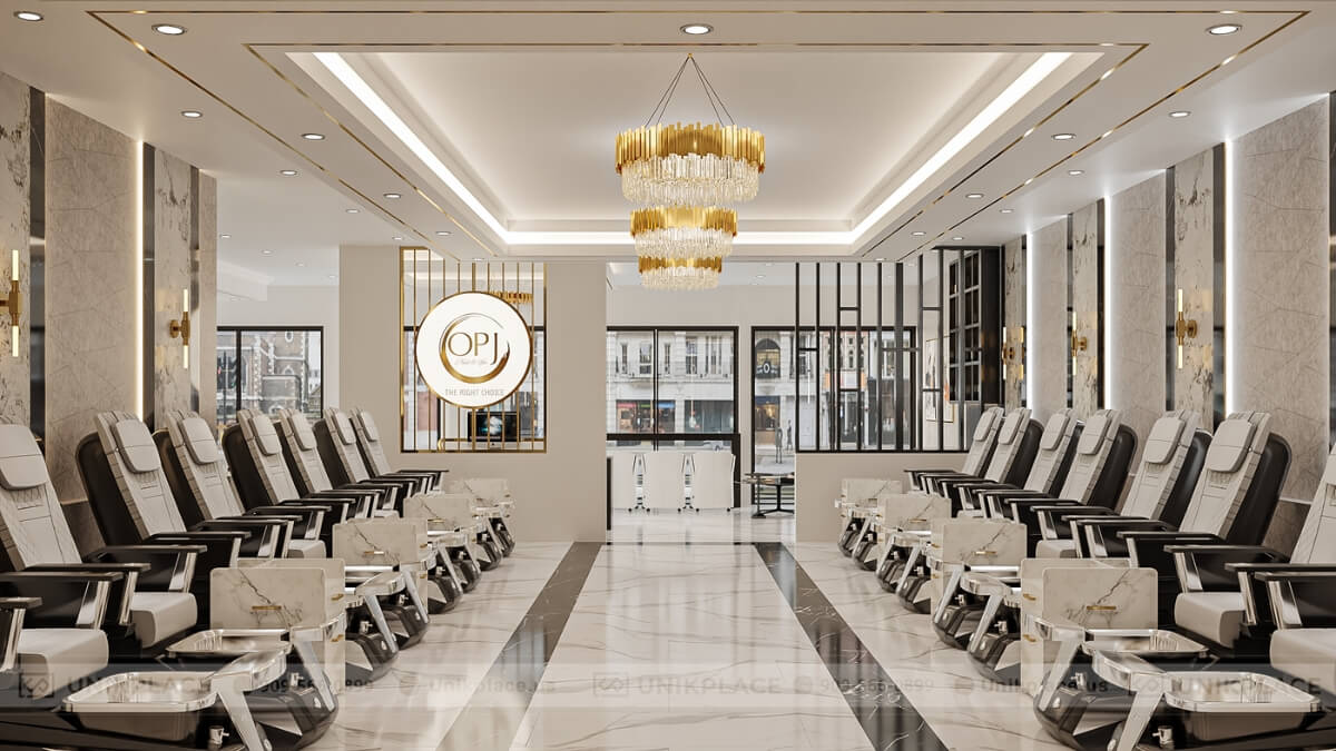 OPJ Nail Salon 3480 sqft Remodel Project 21