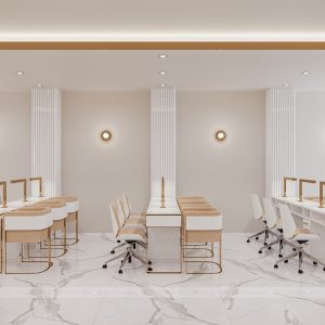 Quality Nail Spa 3000 sqft New Build Project 11