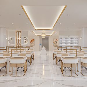 Quality Nail Spa 3000 sqft New Build Project 13