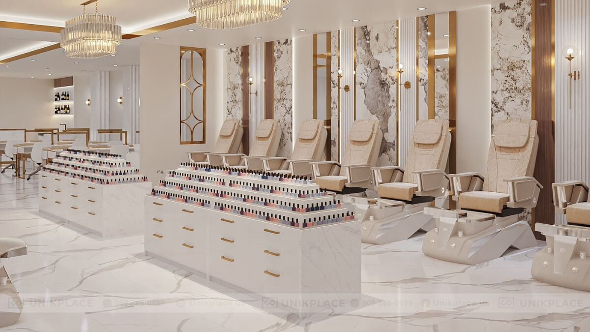 Quality Nail Spa 3000 sqft New Build Project 17