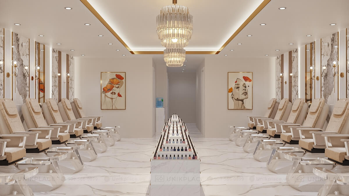 Quality Nail Spa 3000 sqft New Build Project 18