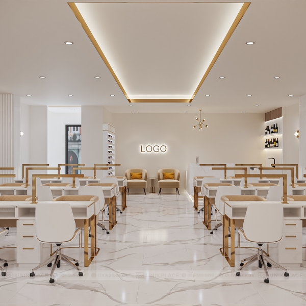 Dự Án Quality Nail Spa 3000 sqft Xây Mới