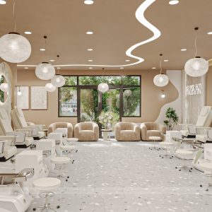 Super Hot Nail & Spa 2500 sqft Remodel Project 8