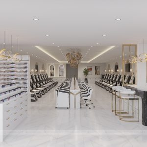 Golden Nail Lounge 2500 sqft New Build Project 04