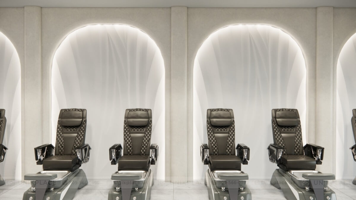 Hình Ảnh Dự Án Allure Nail Bar 2800 sqft Xây Mới 06