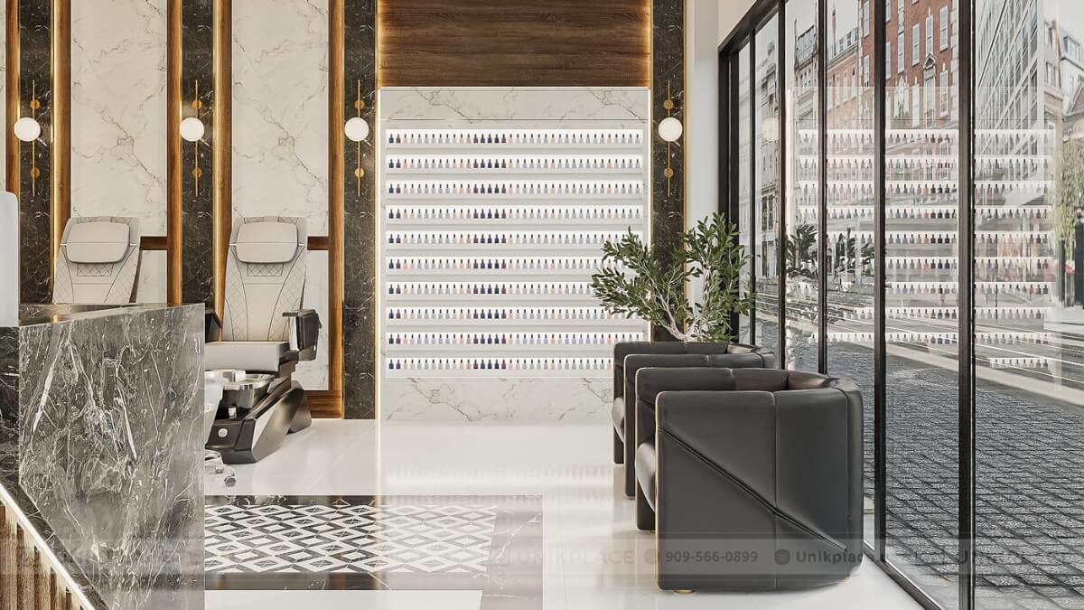 Hình Ảnh Dự Án Clayton Nail Spa 2700 sqft Xây Mới 04