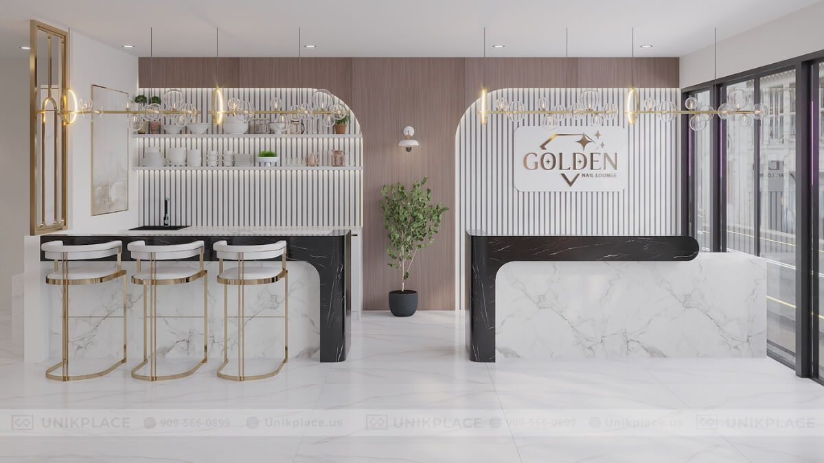 Images of Golden Nail Lounge 2500 sqft New Build Project 06