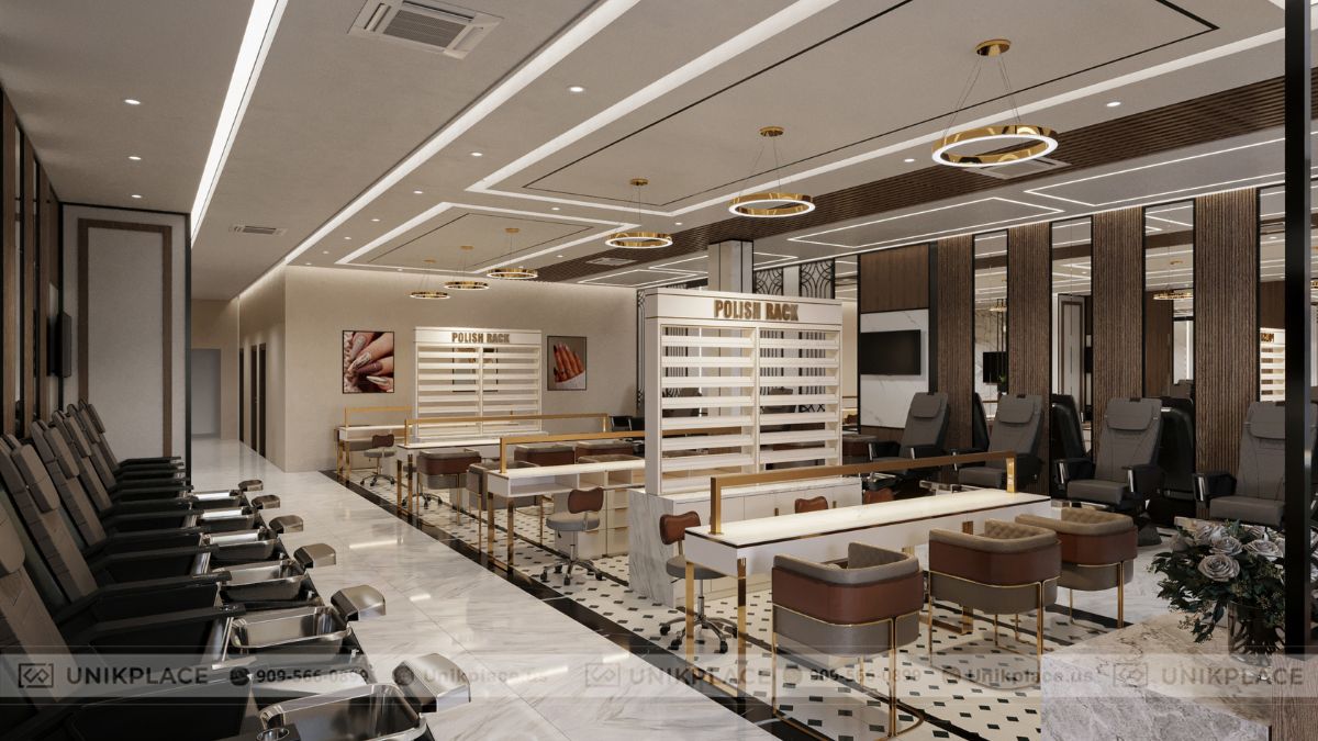 Images of Le Chic Nails Lounge 2600 sqft New Build Project 08