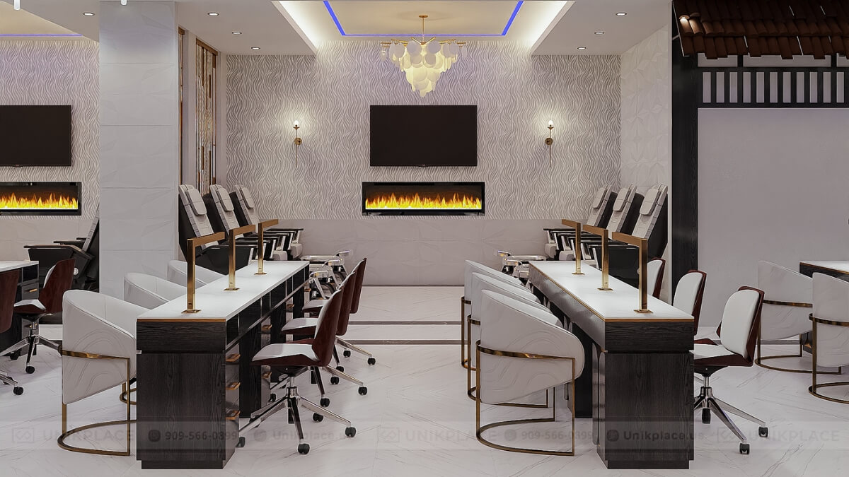 Hình Ảnh Dự Án Liberty Nails & Spa 3100 sqft Xây Mới 08