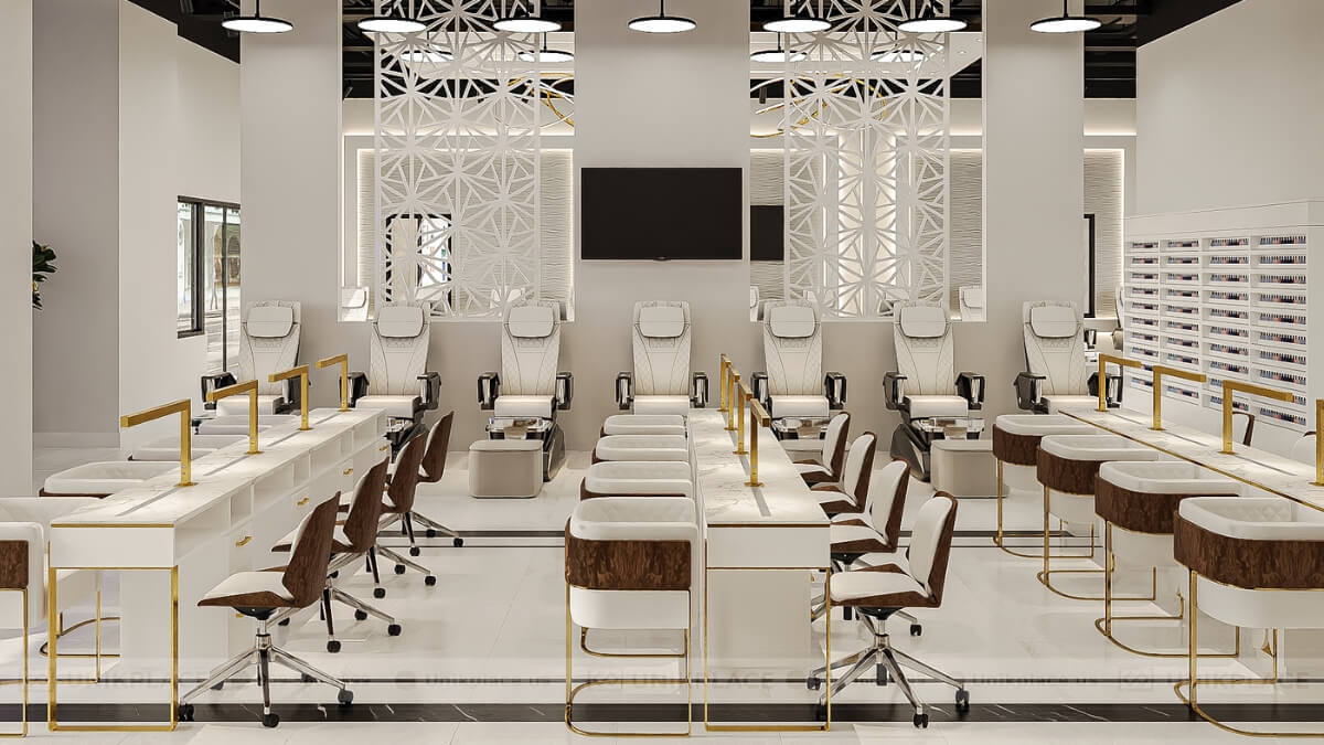 Hình Ảnh Dự Án Orchid Nail Lounge 2700 sqft Xây Mới 05