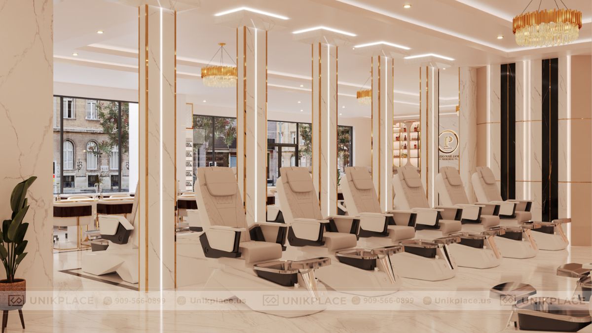 Images of Pallazio Nails Lounge 4050 sqft New Build Project 02