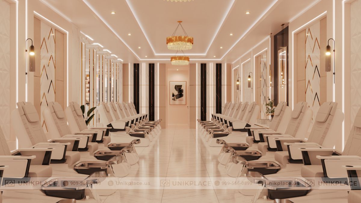 Images of Pallazio Nails Lounge 4050 sqft New Build Project 03