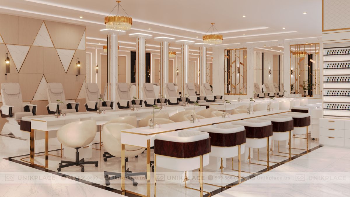 Images of Pallazio Nails Lounge 4050 sqft New Build Project 06