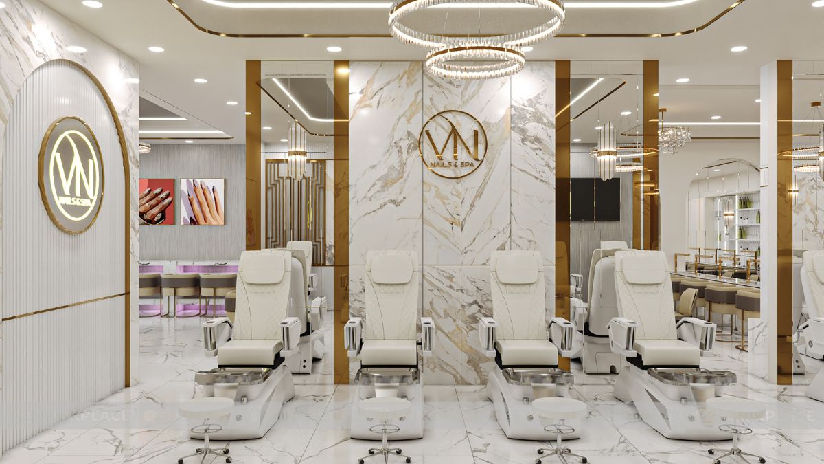 Hình Ảnh Dự Án VN Nails & Spa 2600 sqft Xây Mới 02