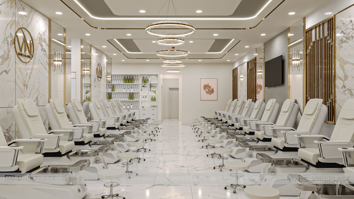 Hình Ảnh Dự Án VN Nails & Spa 2600 sqft Xây Mới 03