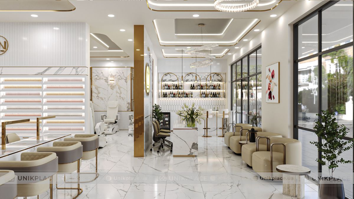 Hình Ảnh Dự Án VN Nails & Spa 2600 sqft Xây Mới 05