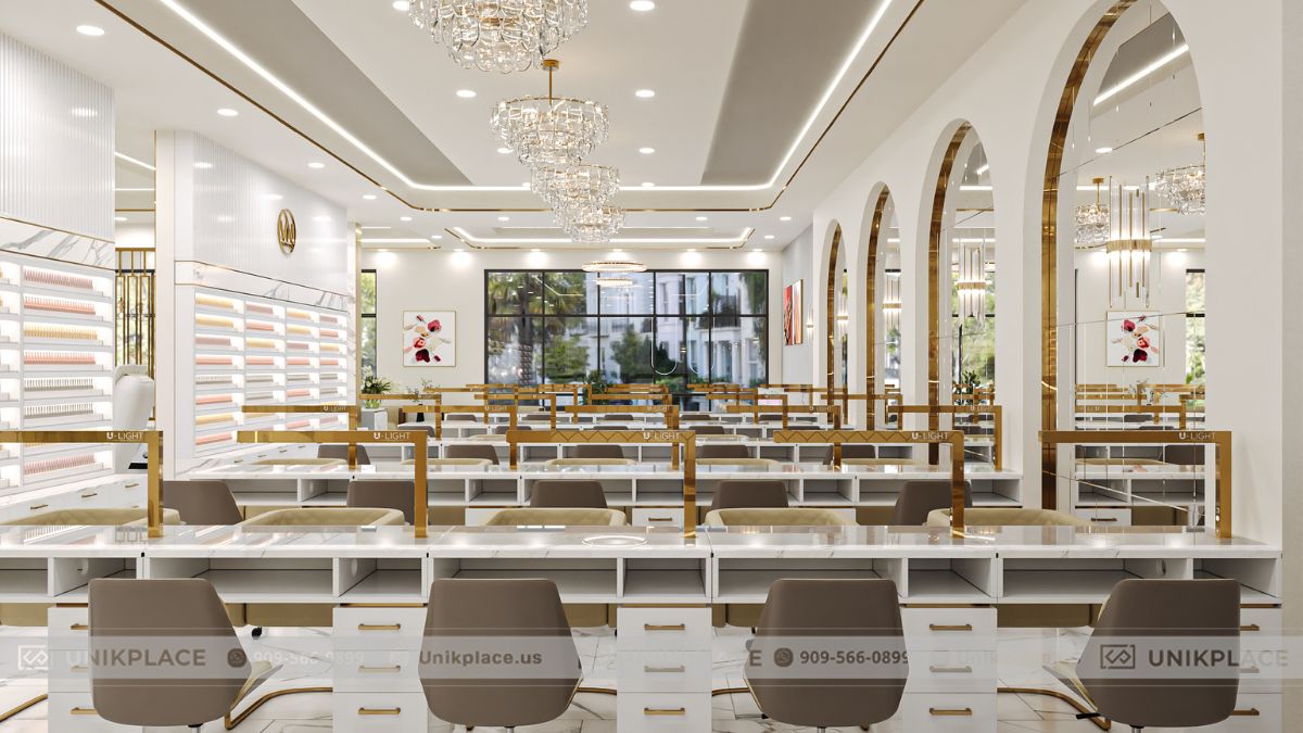 Hình Ảnh Dự Án VN Nails & Spa 2600 sqft Xây Mới 08